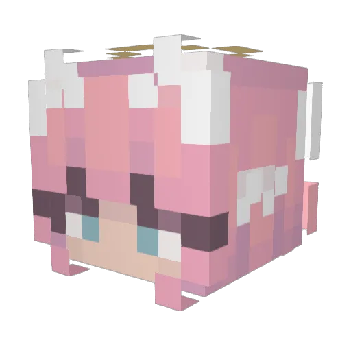 victorMC1 Minecraft avatar head, 3D render