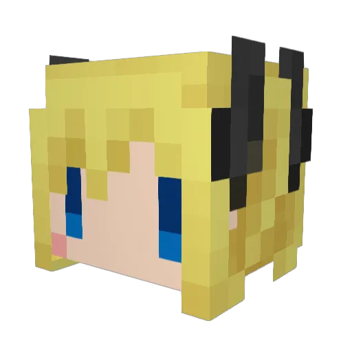 victor__17 Minecraft avatar head, 3D render