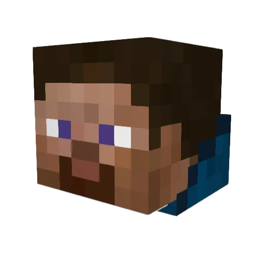 victor_vmrm Minecraft avatar head, 3D render