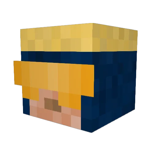 victorduransv Minecraft avatar head, 3D render