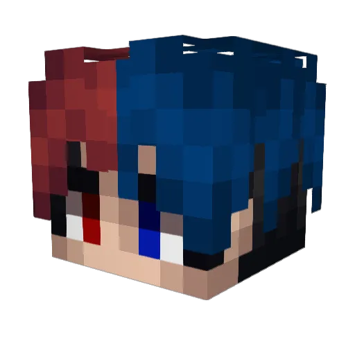 victorf74 Minecraft avatar head, 3D render