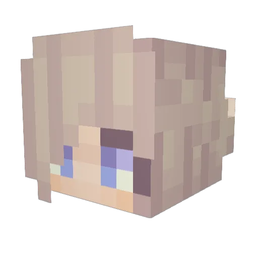 victoriaeva29 Minecraft avatar head, 3D render