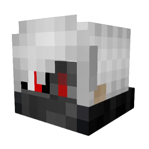 victorious2007 Minecraft avatar head, 3D render