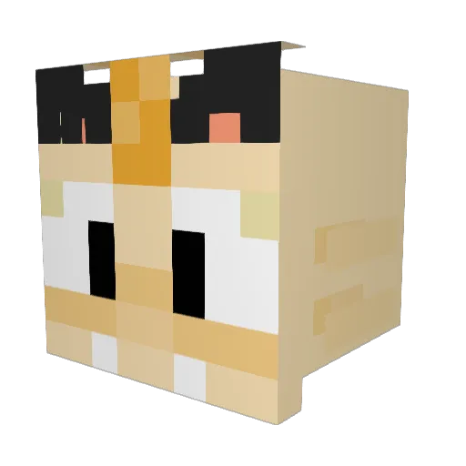 victormc01 Minecraft avatar head, 3D render