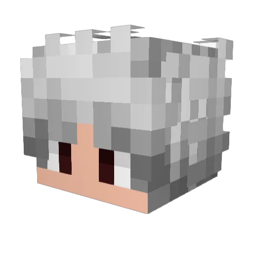 victorpro444 Minecraft avatar head, 3D render