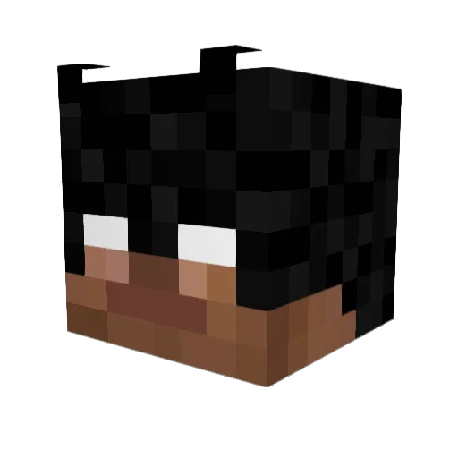 victorsname Minecraft avatar head, 3D render