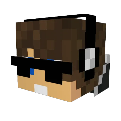 victortt246 Minecraft avatar head, 3D render