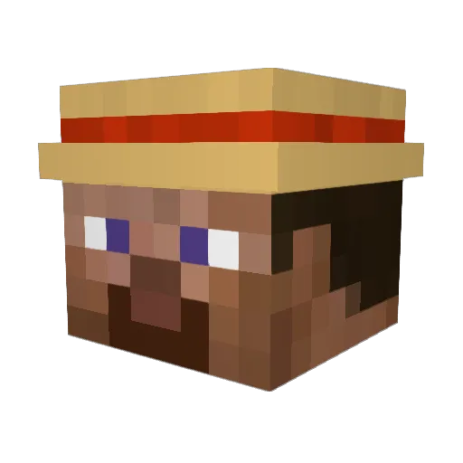 victyr Minecraft avatar head, 3D render