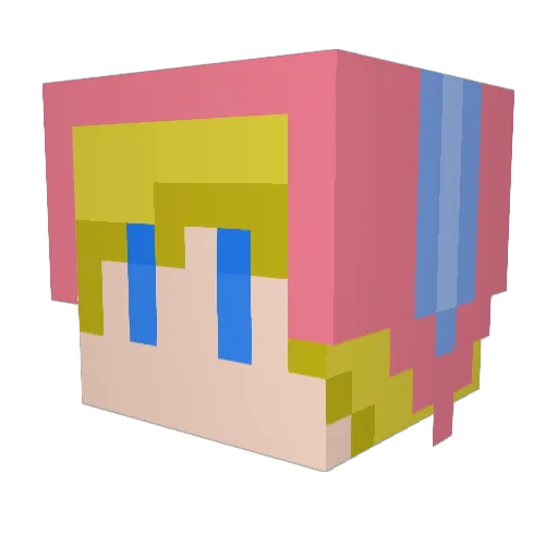 vicvic5 Minecraft avatar head, 3D render
