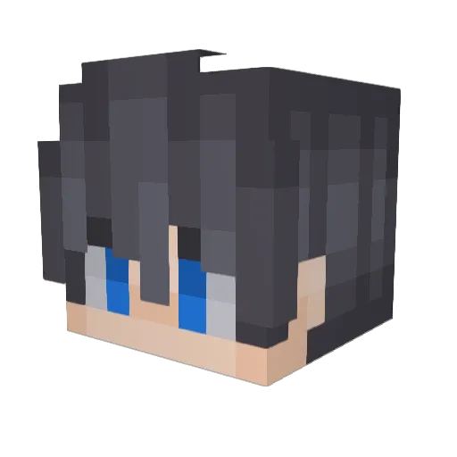 vidaralexander Minecraft avatar head, 3D render