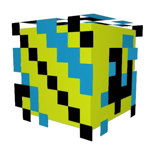videftwa Minecraft avatar head, 3D render