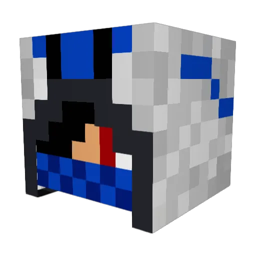 videogamepro123 Minecraft avatar head, 3D render