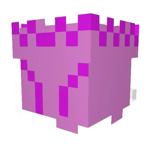 vidili Minecraft avatar head, 3D render