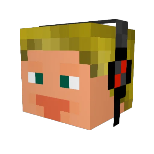 vidm96 Minecraft avatar head, 3D render