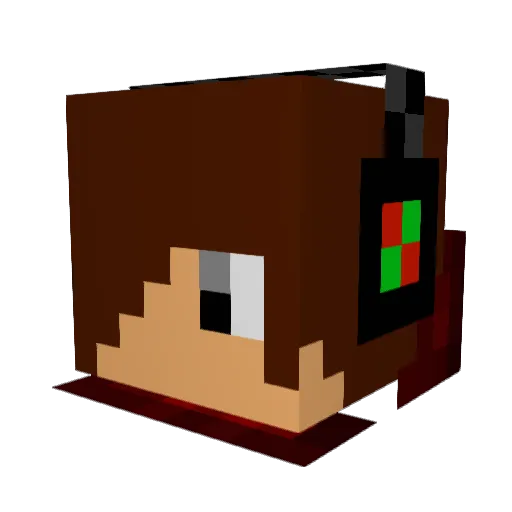 vidol789 Minecraft avatar head, 3D render