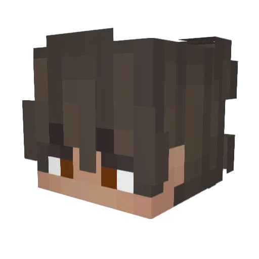 vieedav Minecraft avatar head, 3D render
