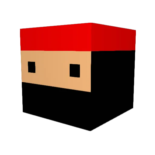 vieirachk Minecraft avatar head, 3D render