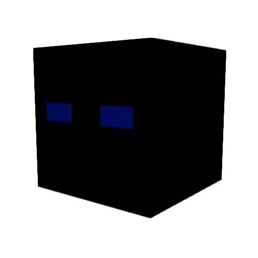 vielstress Minecraft avatar head, 3D render