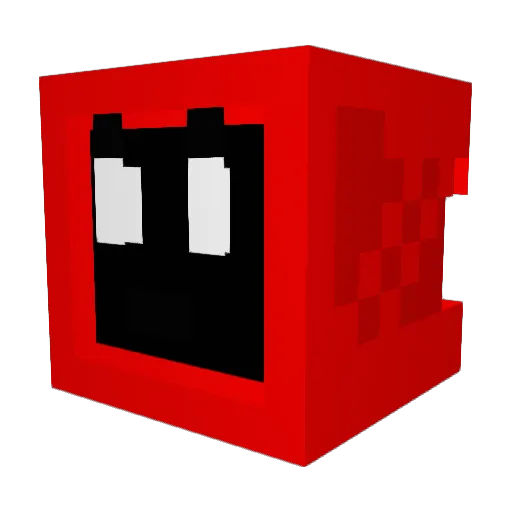 vieneky Minecraft avatar head, 3D render