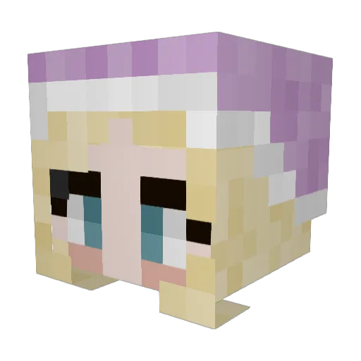 viennaonmc Minecraft avatar head, 3D render