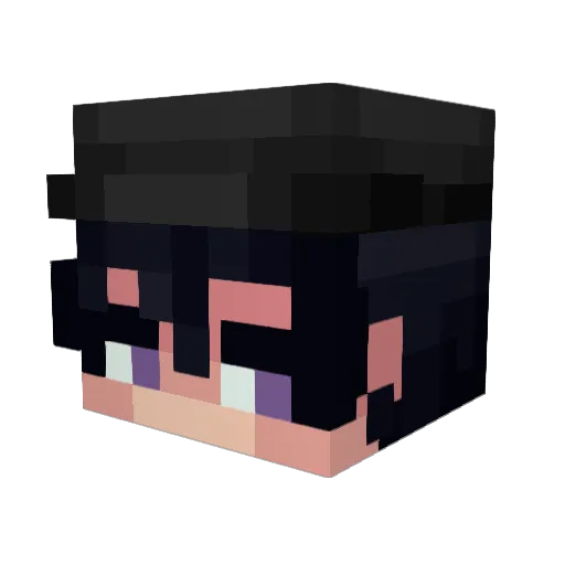 viensvocalMDT Minecraft avatar head, 3D render