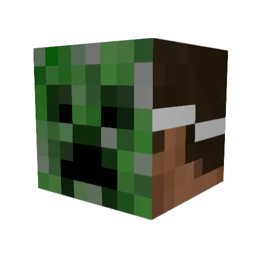 viestimies Minecraft avatar head, 3D render