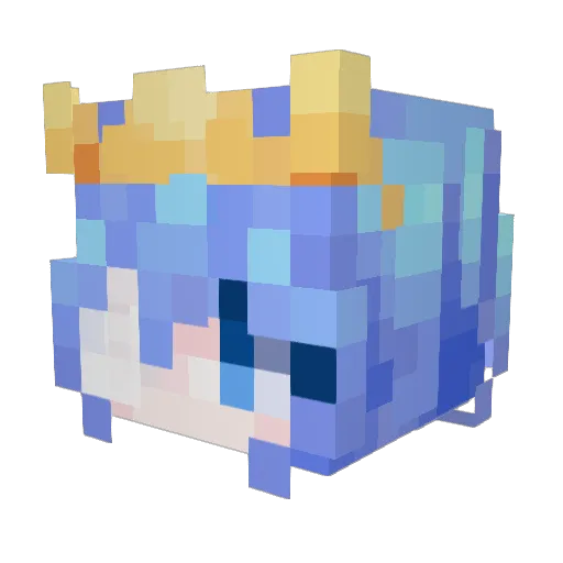 vietbuaofficial Minecraft avatar head, 3D render