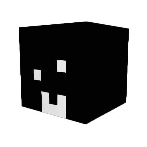viewinspace Minecraft avatar head, 3D render