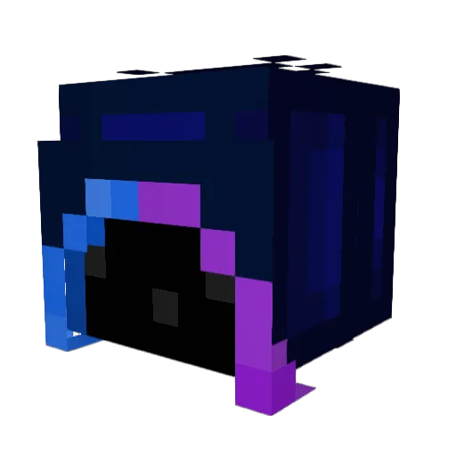 vifulet Minecraft avatar head, 3D render