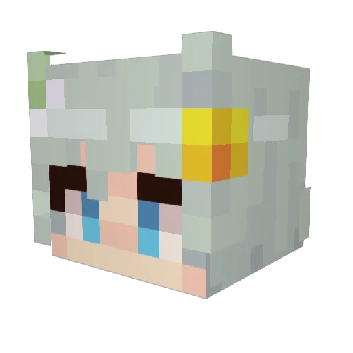 vigarco2007 Minecraft avatar head, 3D render