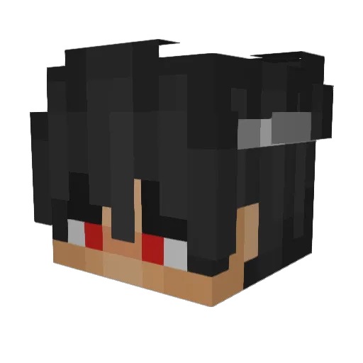 viggeking Minecraft avatar head, 3D render