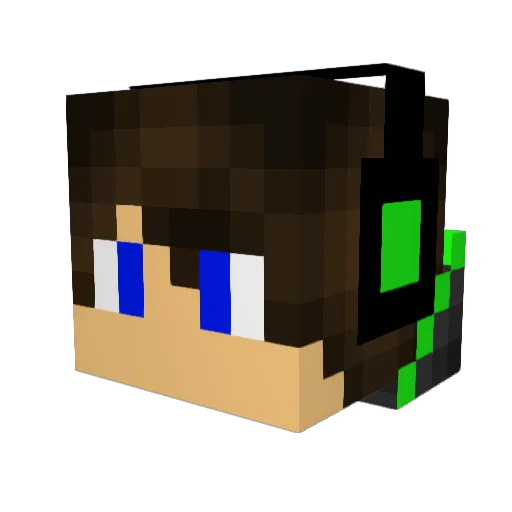 viggo4792 Minecraft avatar head, 3D render
