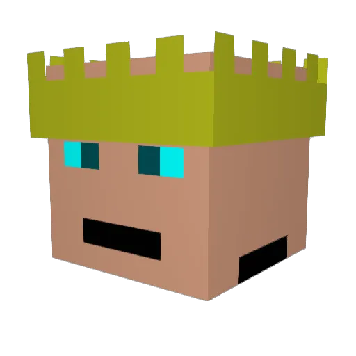 viggzilla Minecraft avatar head, 3D render