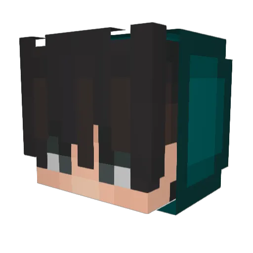 vigorp Minecraft avatar head, 3D render