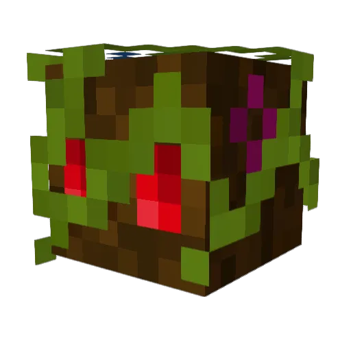 vihmatilk Minecraft avatar head, 3D render