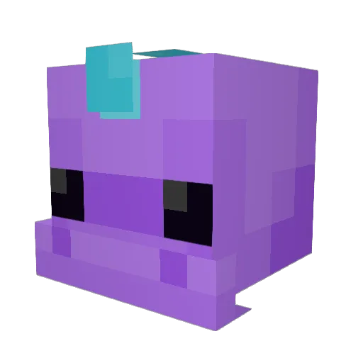 vii717 Minecraft avatar head, 3D render