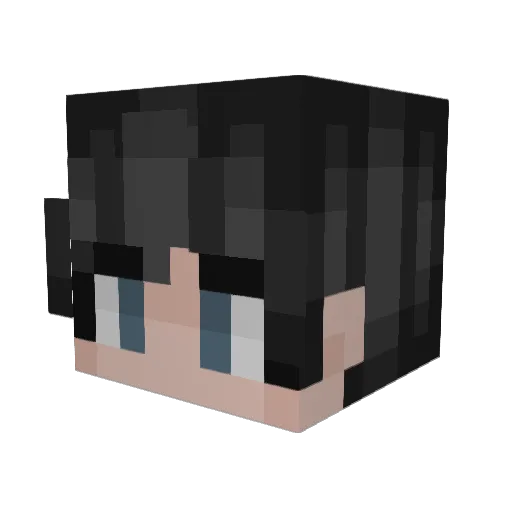 viibo24 Minecraft avatar head, 3D render
