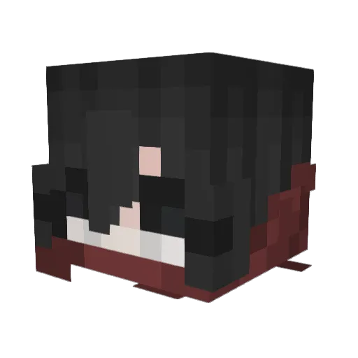 viiqe Minecraft avatar head, 3D render
