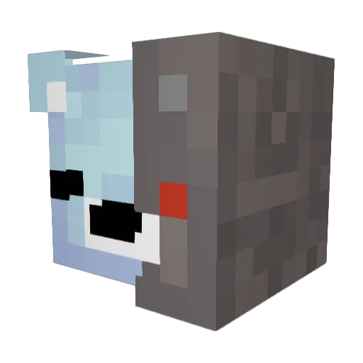 vijl13 Minecraft avatar head, 3D render