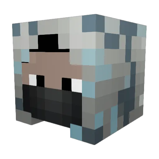 vikc96 Minecraft avatar head, 3D render