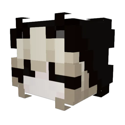vikingca Minecraft avatar head, 3D render