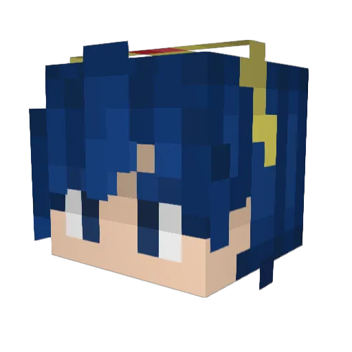 vikingraider369 Minecraft avatar head, 3D render