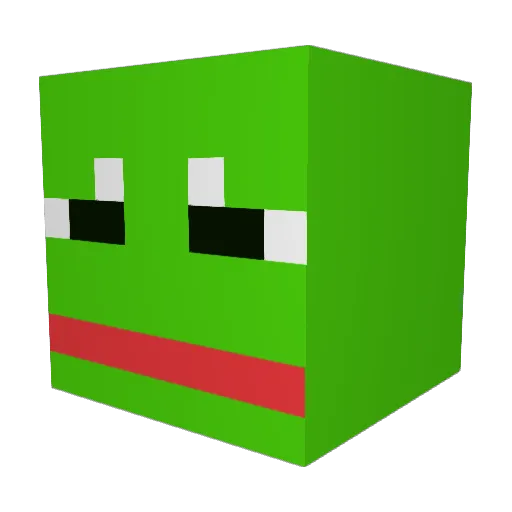 vikkihi1 Minecraft avatar head, 3D render