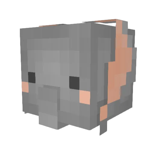 viklamar Minecraft avatar head, 3D render