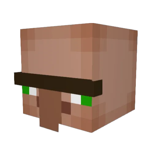vikram17 Minecraft avatar head, 3D render