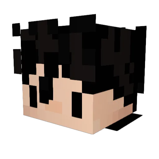 vikseo Minecraft avatar head, 3D render
