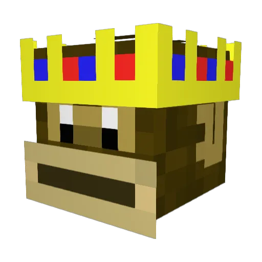 viktoreen Minecraft avatar head, 3D render