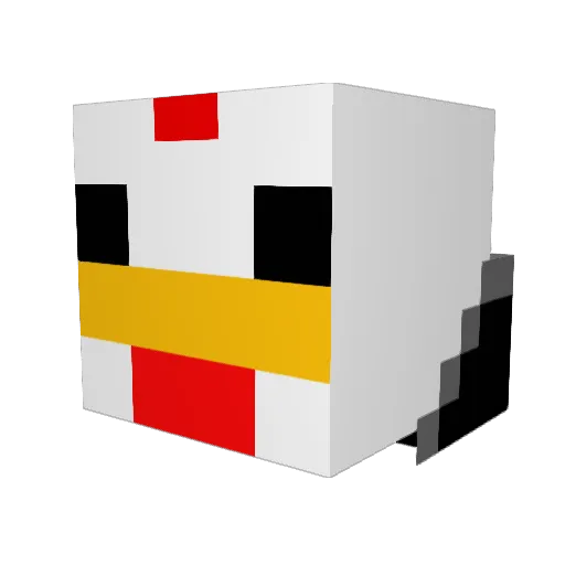 viktorgemis007 Minecraft avatar head, 3D render