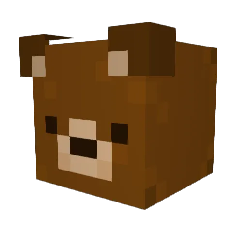 viktoriamo Minecraft avatar head, 3D render