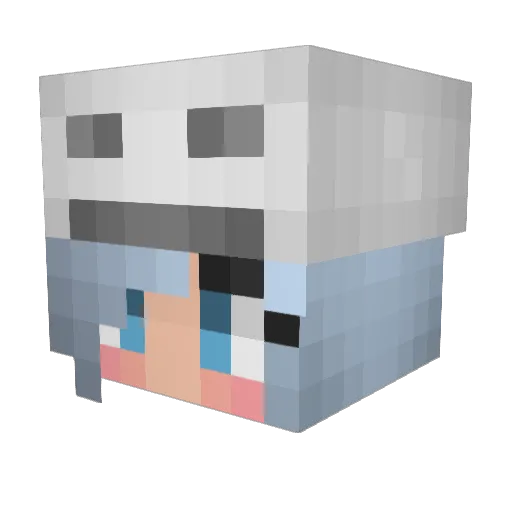 viktorxoxo Minecraft avatar head, 3D render